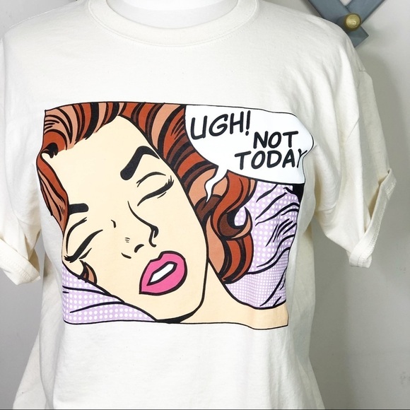 Goodie two sleeves  “not today” graphic tee shirt - Picture 4 of 11